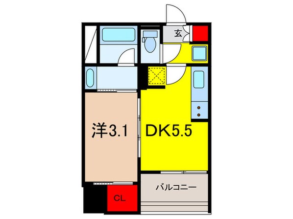 パークアクシス神保町の物件間取画像